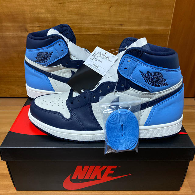 国内 SNKRS JORDAN 1 RETRO HIGH OG obsidian
