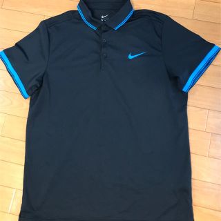 ナイキ(NIKE)のナイキ  ポロシャツ  黒  XL(ポロシャツ)