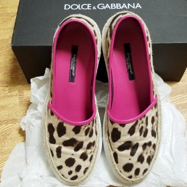 DOLCE&GABBANA　レオパードシューズ