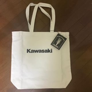 カワサキ(カワサキ)のKawasaki 白トートバッグ(トートバッグ)