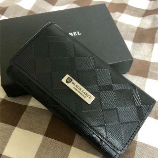 ブラックレーベルクレストブリッジ(BLACK LABEL CRESTBRIDGE)のクレストブリッジブラックレーベル キーケース チェック ブラック(キーケース)