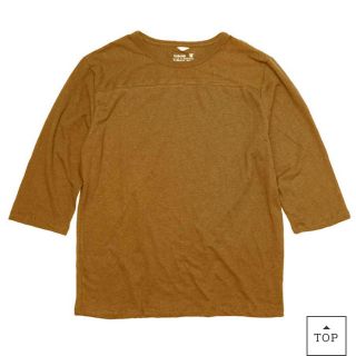 ゴーヘンプ(GO HEMP)のGOHEMP ゴーヘンプ 7分丈フットボールTシャツ XS(Tシャツ(長袖/七分))