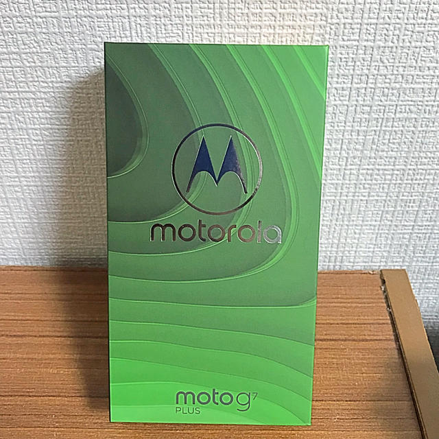 【新品 未開封】MOTOROLA moto g7 plus SIMフリー
