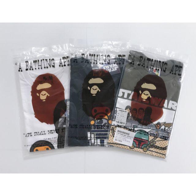 約50cm肩幅A BATHING APE × STAR WARS コラボT-shirts 3点