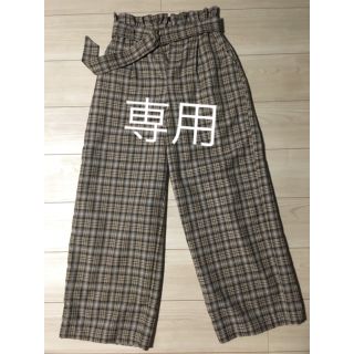 アメリエルマジェスティックレゴン(amelier MAJESTIC LEGON)のワイドパンツ チェック(その他)