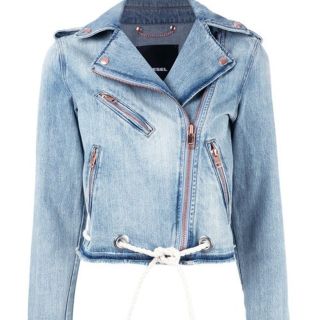 ディーゼル(DIESEL)の限定値下げ！DIESELタグ付きデニムライダース(Gジャン/デニムジャケット)