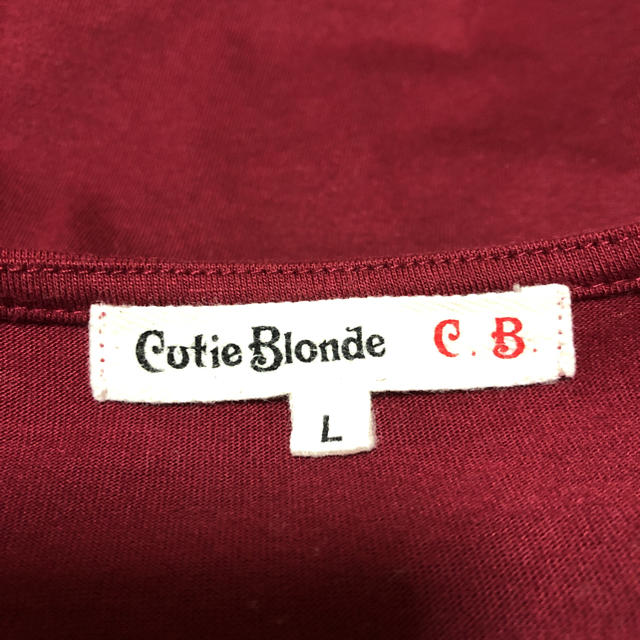 Cutie Blonde(キューティーブロンド)のレディース カットソー トップス レディースのトップス(Tシャツ(半袖/袖なし))の商品写真