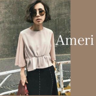 アメリヴィンテージ(Ameri VINTAGE)の【美品❗️】Ameri Vintage シースルーレイヤードトップス(カットソー(長袖/七分))