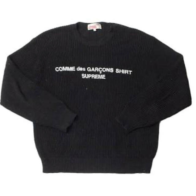 トップスSupreme comme des garcons sweater Black