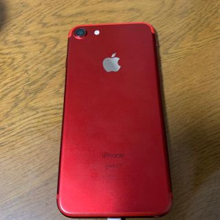 ソフトバンク(Softbank)のiPhone7 128GB RED(スマートフォン本体)