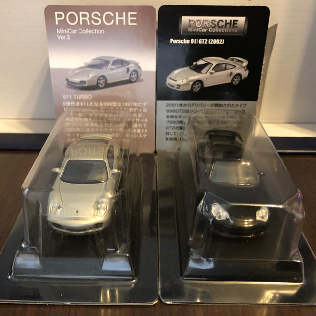 Porsche(ポルシェ)の1/64 京商 ポルシェ 911 ターボ & GT2 エンタメ/ホビーのおもちゃ/ぬいぐるみ(ミニカー)の商品写真