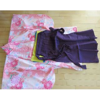 袴セット　卒業式　小学生（紐下丈　87ｃｍ）(セット/コーデ)
