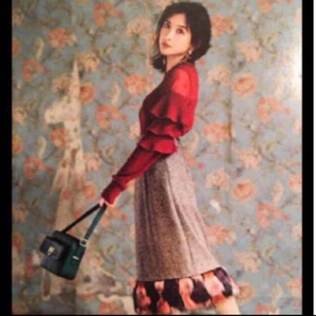 Lily Brown(リリーブラウン)のフェイクファースカート レディースのスカート(ひざ丈スカート)の商品写真