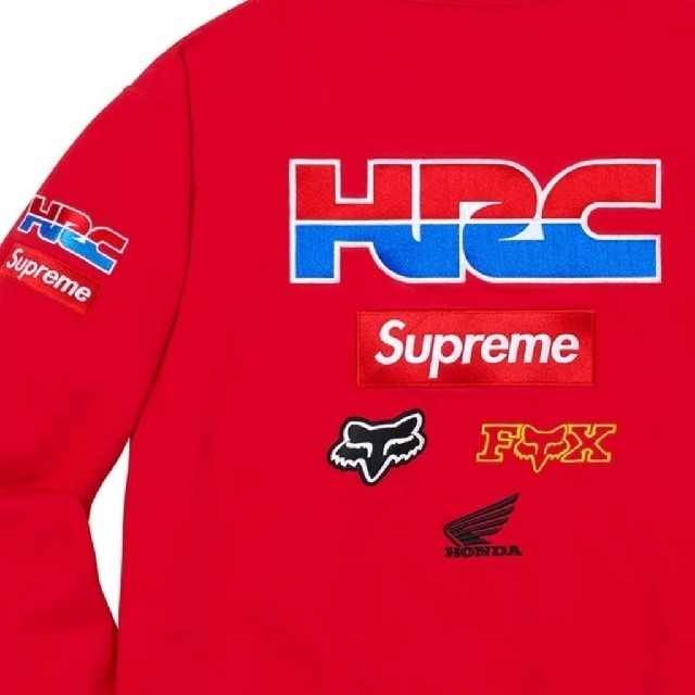 【新品】 Supreme/Honda/Fox Racing Crewneck