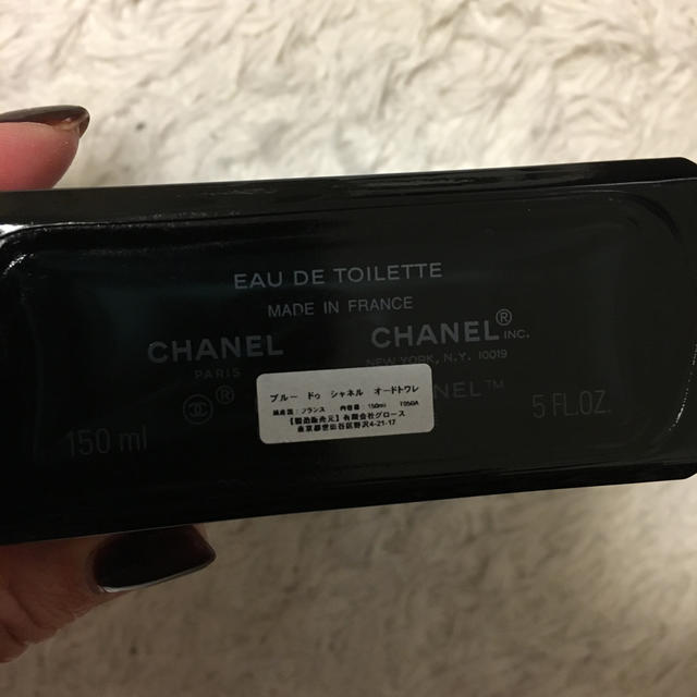 CHANEL(シャネル)のシャネル メンズ 香水の空き瓶 ブルー インテリア/住まい/日用品のインテリア小物(その他)の商品写真