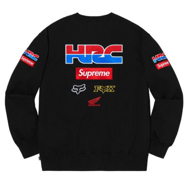 Supreme Honda Fox Racing Crewneck ホンダ