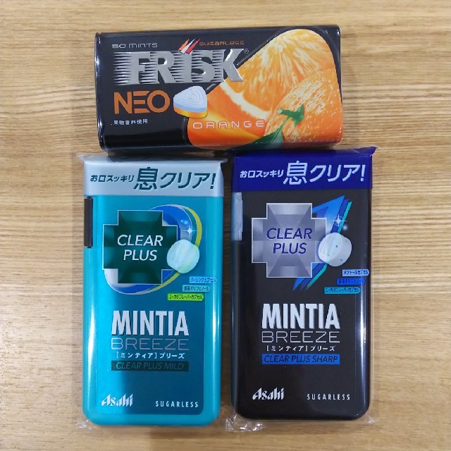 アサヒ(アサヒ)のてりたま様専用 ミンティア×2 フリスク 食品/飲料/酒の食品(菓子/デザート)の商品写真