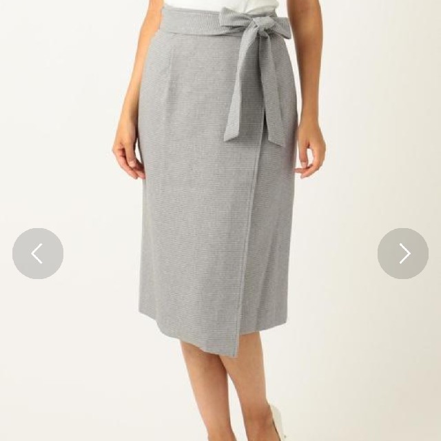 anySiS(エニィスィス)のany SiS 千鳥格子 ミディスカート レディースのスカート(ひざ丈スカート)の商品写真