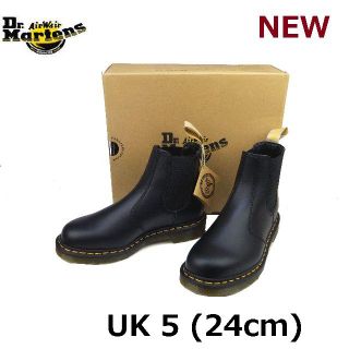 ドクターマーチン(Dr.Martens)のDr.Martens ビーガン チェルシー UK5 ブーツ 黒 くろ(ブーツ)