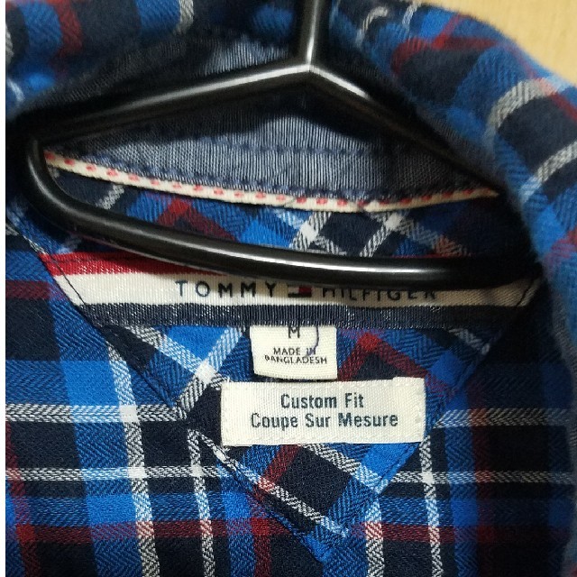 TOMMY HILFIGER(トミーヒルフィガー)のチェックシャツ  青   今晩で販売終了。

 メンズのトップス(シャツ)の商品写真