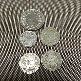 スイス フラン 硬貨(貨幣)