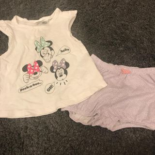 エイチアンドエム(H&M)のセットアップ ディズニー ミニーちゃん(タンクトップ/キャミソール)