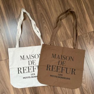 メゾンドリーファー(Maison de Reefur)のMAISON DE REEFUR ショッパー（グレー・ブラウン）(ショップ袋)