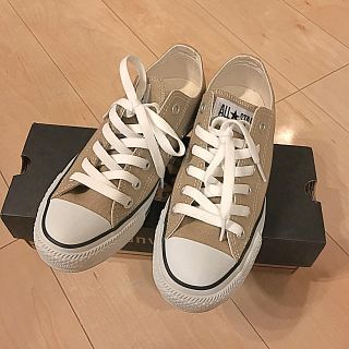 コンバース(CONVERSE)のコンバース オールスター ベージュ 23.5(スニーカー)