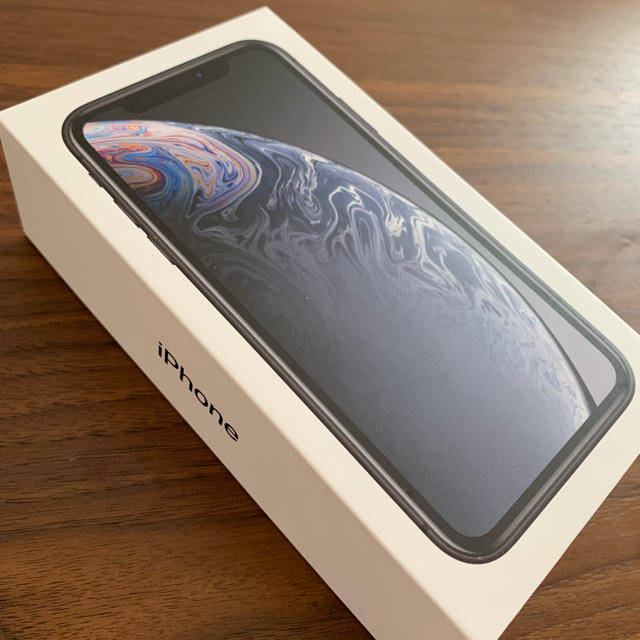 〔新品未使用・送料無料〕iPhone XR 128GB SIMフリー 黒色スマートフォン/携帯電話