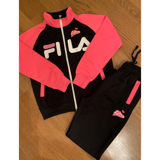 FILA(フィラ)のFILAジャージ上下150 キッズ/ベビー/マタニティのキッズ服女の子用(90cm~)(その他)の商品写真