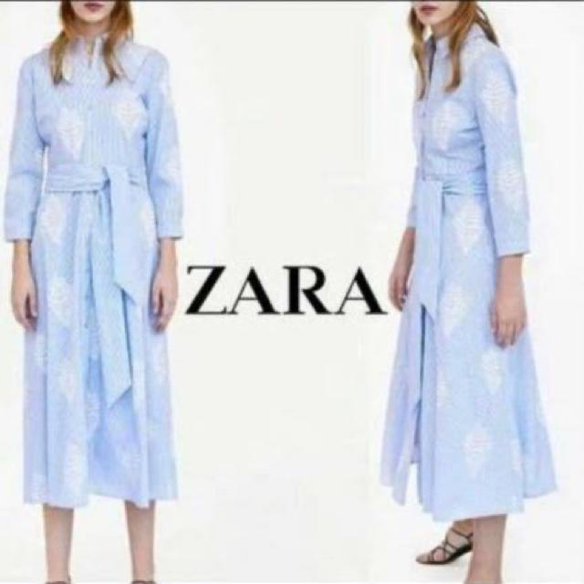 ZARA(ザラ)のZARA ストライプワンピース レディースのワンピース(ロングワンピース/マキシワンピース)の商品写真