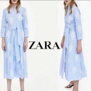 ザラ(ZARA)のZARA ストライプワンピース(ロングワンピース/マキシワンピース)