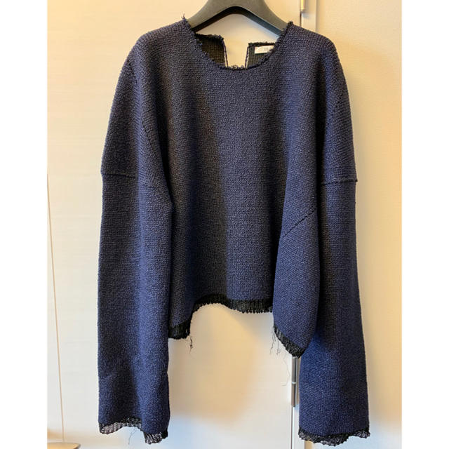 美品☆セリーヌ☆フィービー☆ざっくりニット☆ネイビー 美品☆セリーヌ☆フィービー☆ざっくりニット☆ネイビー