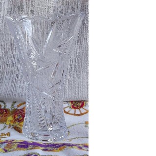 ボヘミア クリスタル(BOHEMIA Cristal)の[美品]クリスタル花瓶(花瓶)