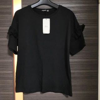 ベルシュカ(Bershka)の新品タグ付送料込！Bershka ベルシュカ お袖フリルカットソー(カットソー(半袖/袖なし))