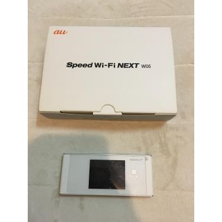 エーユー(au)のspeed wi-fi  net  w05(その他)