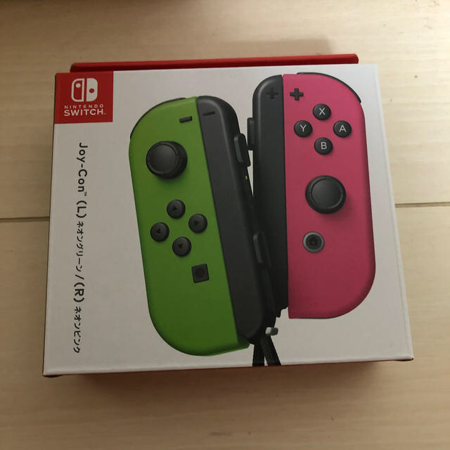 Nintendo Switch(ニンテンドースイッチ)のJoy-Con(L) ネオングリーン/(R) ネオンピンク エンタメ/ホビーのゲームソフト/ゲーム機本体(その他)の商品写真