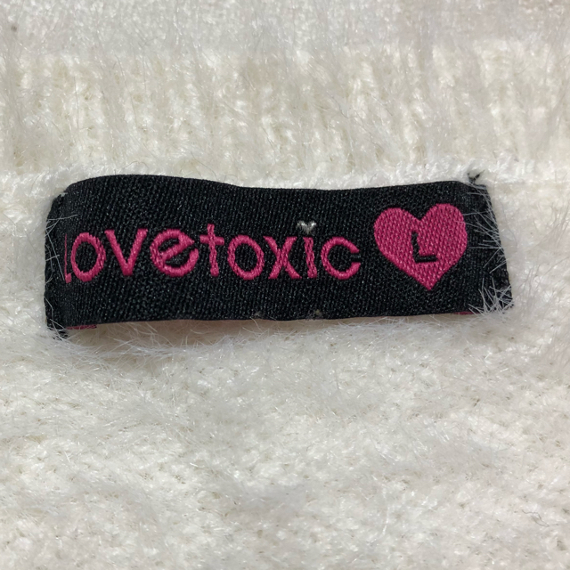 lovetoxic(ラブトキシック)の♡hosizora♡さん専用🖤キッズ・Lサイズ〜女の子ふわふわニット〜🖤 キッズ/ベビー/マタニティのキッズ服女の子用(90cm~)(ニット)の商品写真