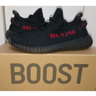 アディダス(adidas)のYEEZY BOOST 350 V2 CP9652 BLACK RED BRED(スニーカー)