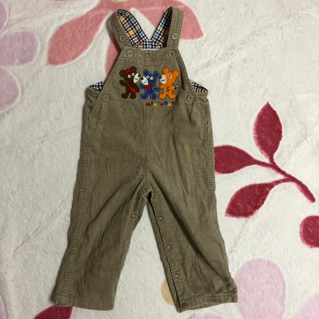 mikihouse(ミキハウス)のミキハウス オーバーオール 90 キッズ/ベビー/マタニティのキッズ服男の子用(90cm~)(その他)の商品写真