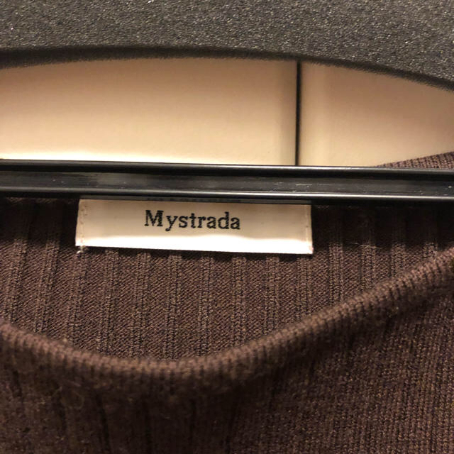 Mystrada(マイストラーダ)のマイストラーダ おまとめ袖ファーニット、ビジューカーデ レディースのトップス(ニット/セーター)の商品写真