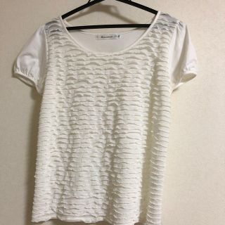 クチュールブローチ(Couture Brooch)の値下げしました‼️couture broochの白のTシャツ(Tシャツ/カットソー(半袖/袖なし))