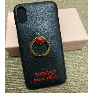 ミュウミュウ(miumiu)のmiumiu iPhoneⅩケース(iPhoneケース)