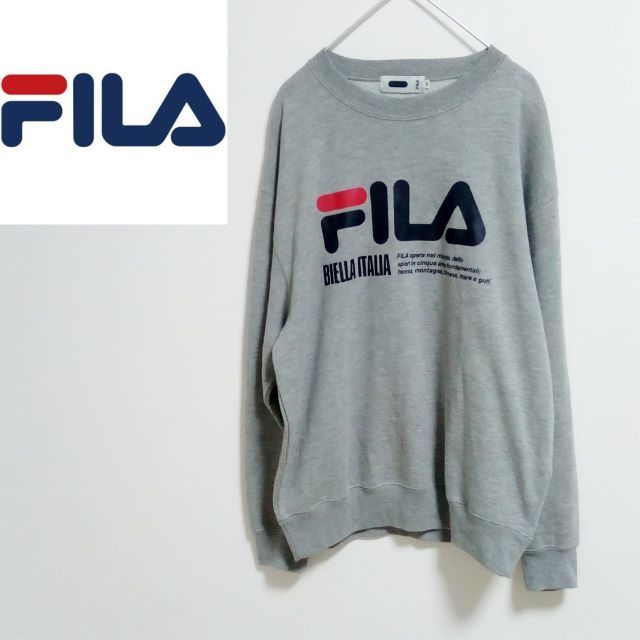 FILA(フィラ)のFILA　フィラ　スウェット　トレーナー　ビッグロゴ メンズのトップス(スウェット)の商品写真