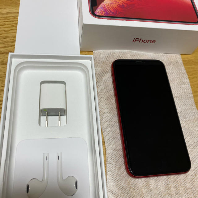 iPhoneXR product RED 128GBスマートフォン/携帯電話