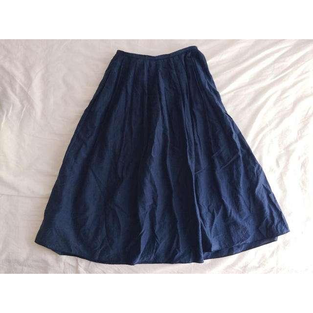 MUJI (無印良品)(ムジルシリョウヒン)のシルク混ギャザースカート🐰 レディースのスカート(ひざ丈スカート)の商品写真