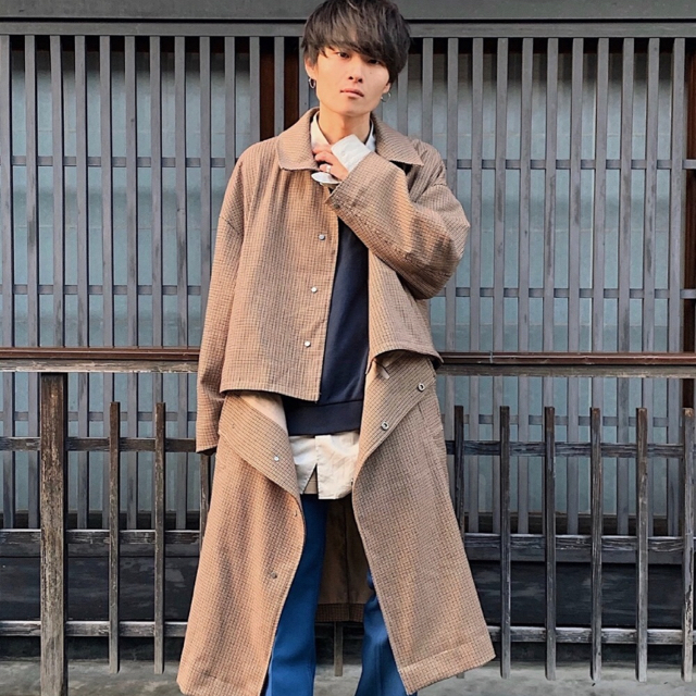 YOKE 19ss 3WAY BAL COLLAR SHARE COAT