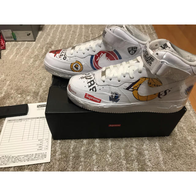 Supreme nike air force 1 NBA teams mid