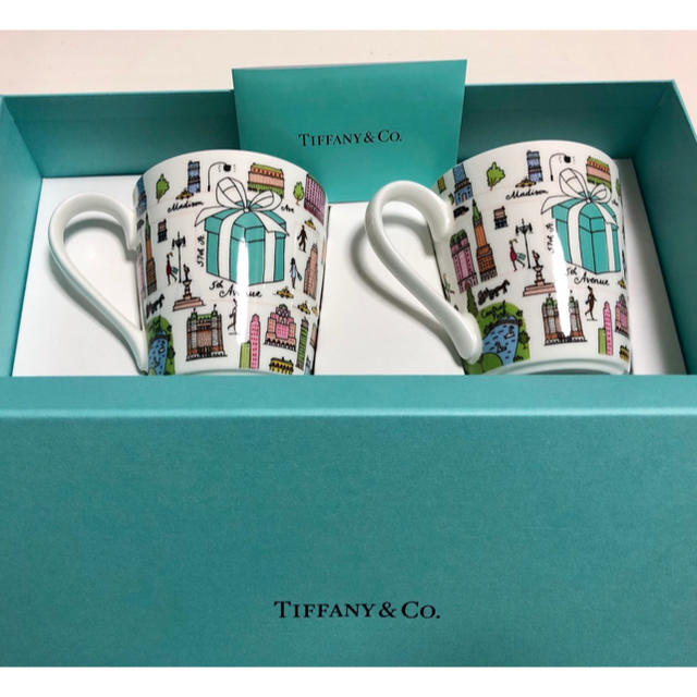 Tiffany & Co. - ティファニー*限定マグカップ ペアの通販 by えりぃ's shop｜ティファニーならラクマ