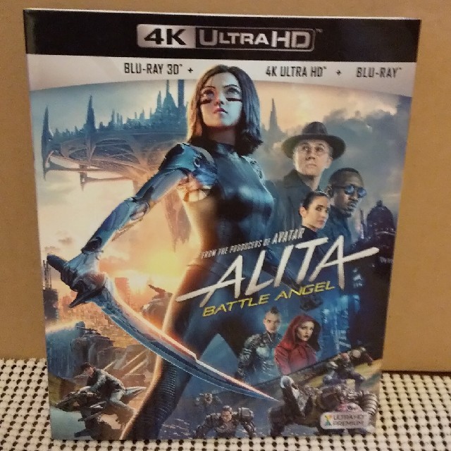 アリータ：バトル・エンジェル ＜4K ULTRA HD＋3D＋2Dブルーレイ／3 エンタメ/ホビーのDVD/ブルーレイ(外国映画)の商品写真